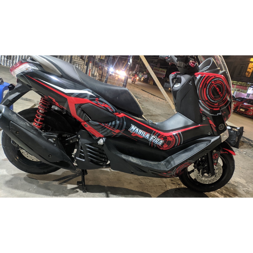 Jual Stiker Nmax Decal Full Body Nmax Premium Red Glossy DNKZ | Shopee ...