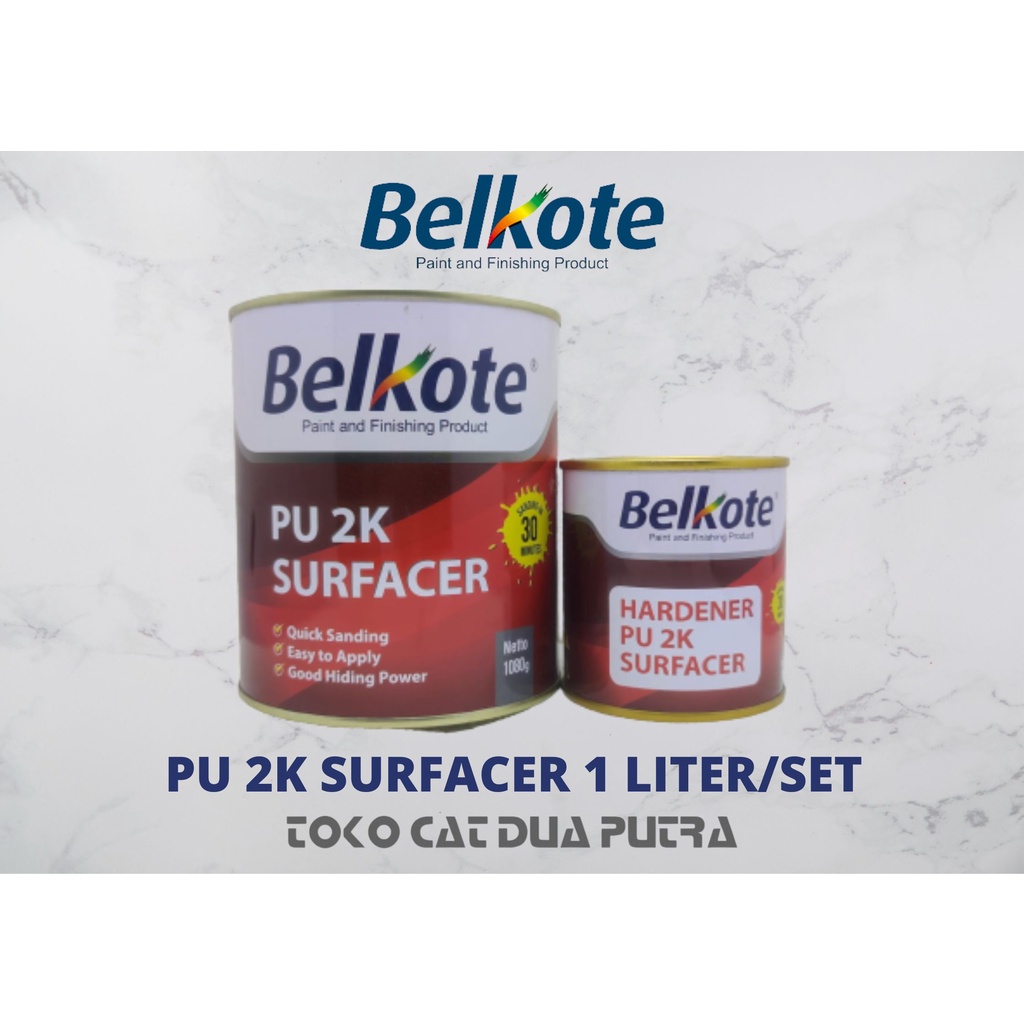 Jual Belkote Epoxy Pu K Filler Surfacer Cat Dasar Epoksi Kg Shopee Indonesia