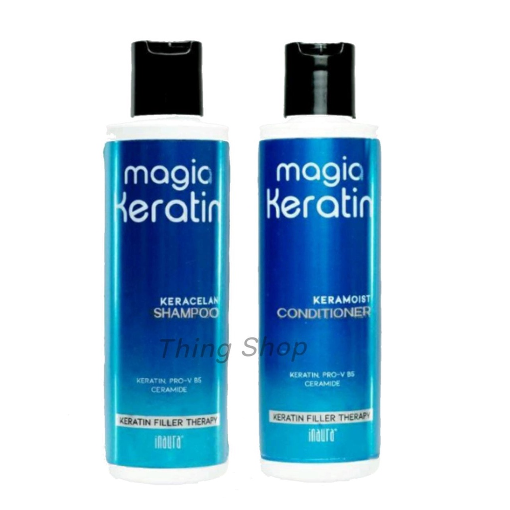 Jual INAURA MAGIA KERATIN SHAMPOO / CONDITIONER 200ML | Shopee Indonesia