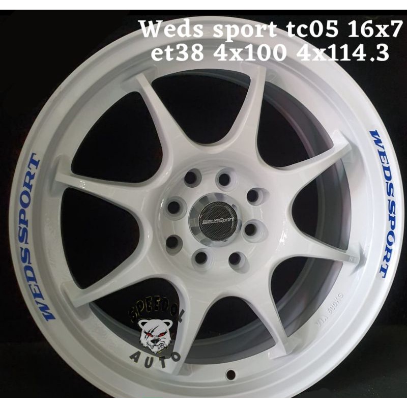 Jual Velg wedssport tc05 r16 velg mobil wedssport tc05 ring 16 hole 8 ...