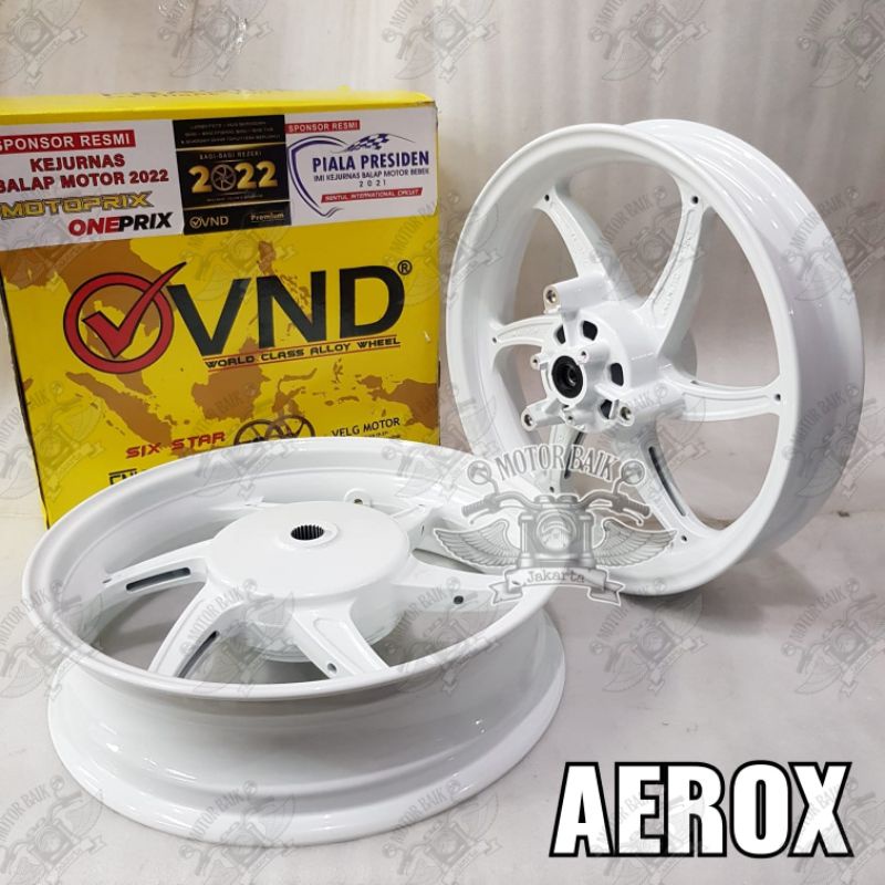 Jual velg pelek velek racing AEROX ring 14 model oz racing six star VND ...