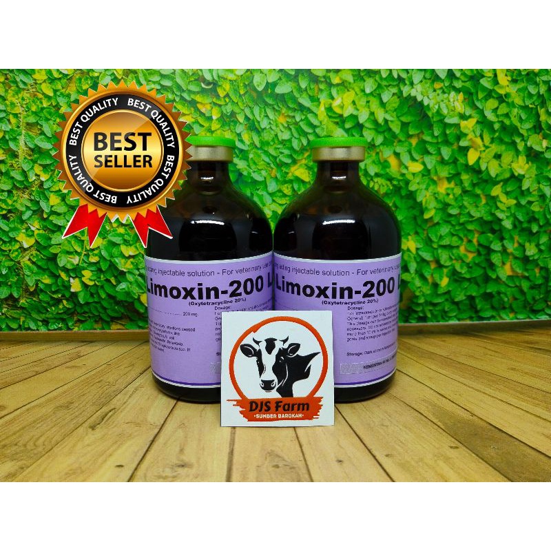 Jual Limoxin 200 LA 100 ml Holland Obat antibiotik untuk hewan ternak ...