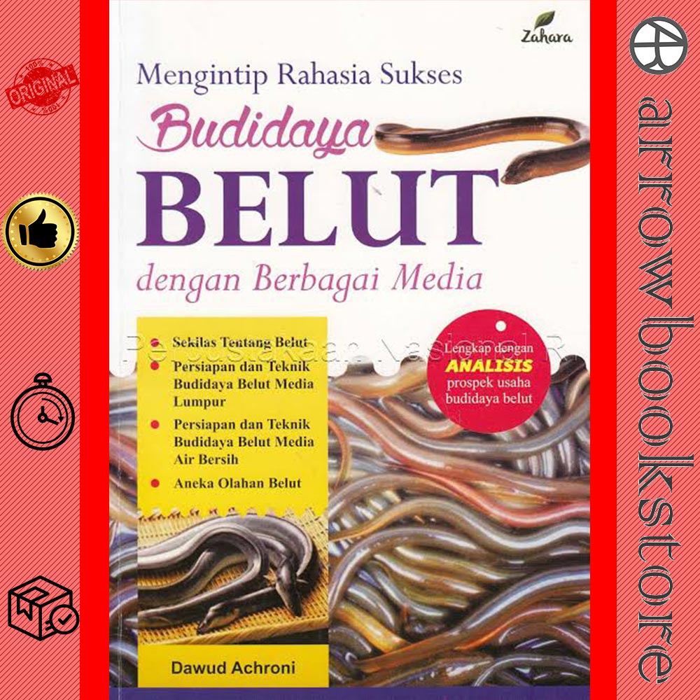 Jual Buku Mengintip Rahasia Sukses Budidaya Belut dengan Berbagai Media
