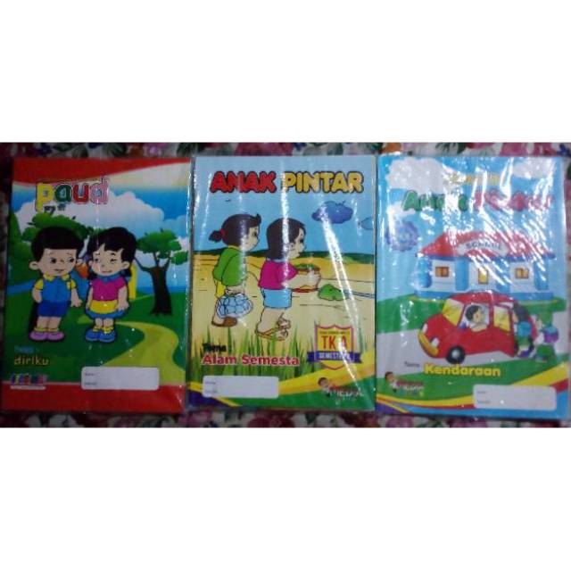 Jual Buku Paket Tematik Isi 10 Paudtk Shopee Indonesia 6721