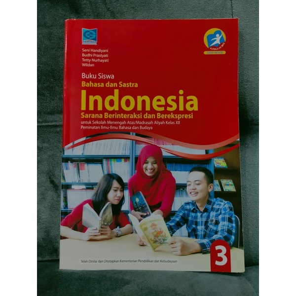 Jual Buku Siswa Bahasa Dan Sastra Indonesia Kelas XII SMA Grafindo ...