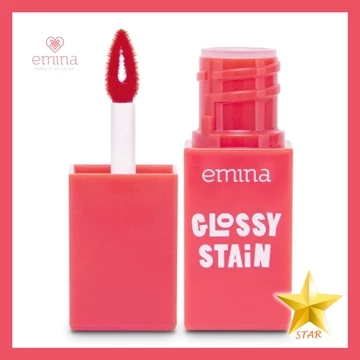 AS Emina Glossy Stain Lip Tint Liptint Gloss 3 Gr