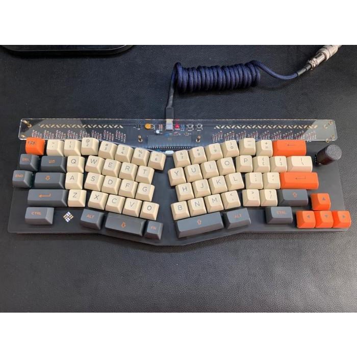 Jual Basketweave Through Hole Alice Style Mechanical Keyboard PCB ...