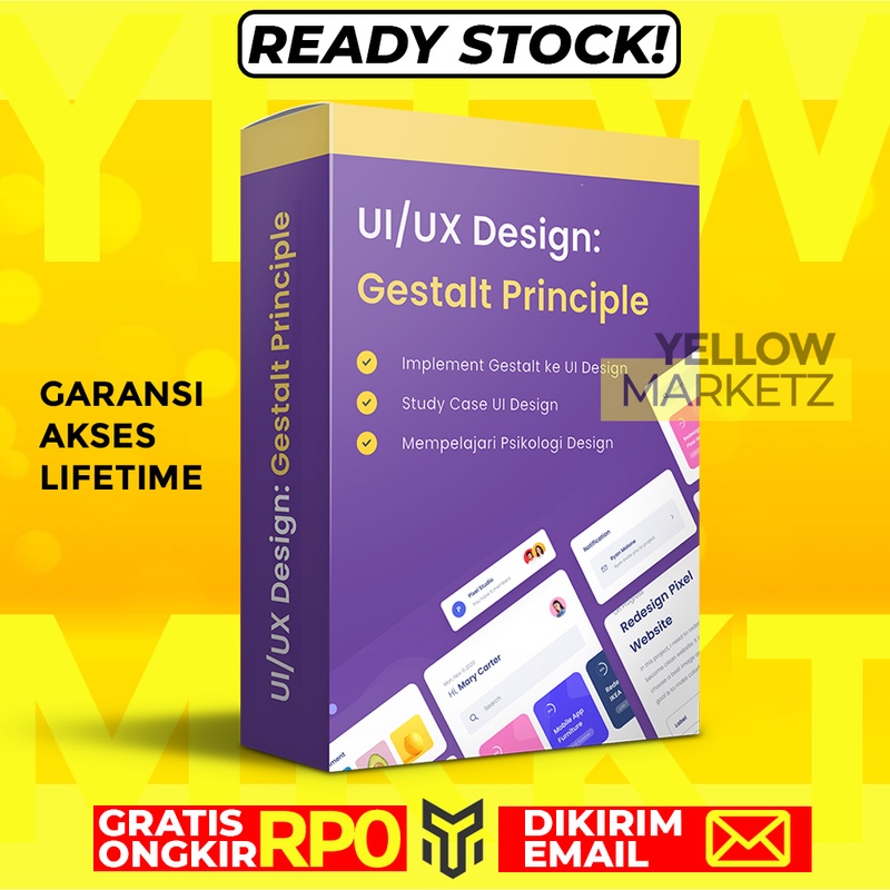 Jual COMPLETE BELAJAR UI/UX DESIGN - PRINSIP GESTALT | Shopee Indonesia