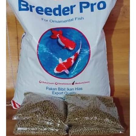 Jual Pelet Pakan Ikan Koi BREEDER PRO Repack 500gr Ukuran 5mm