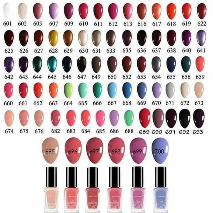 Inglot halal 2025 nail polish swatches