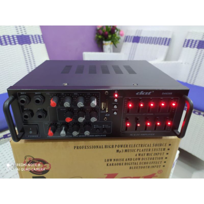 Jual power ampli bluetooth DAT 6288 BLUETOOTH | Shopee Indonesia