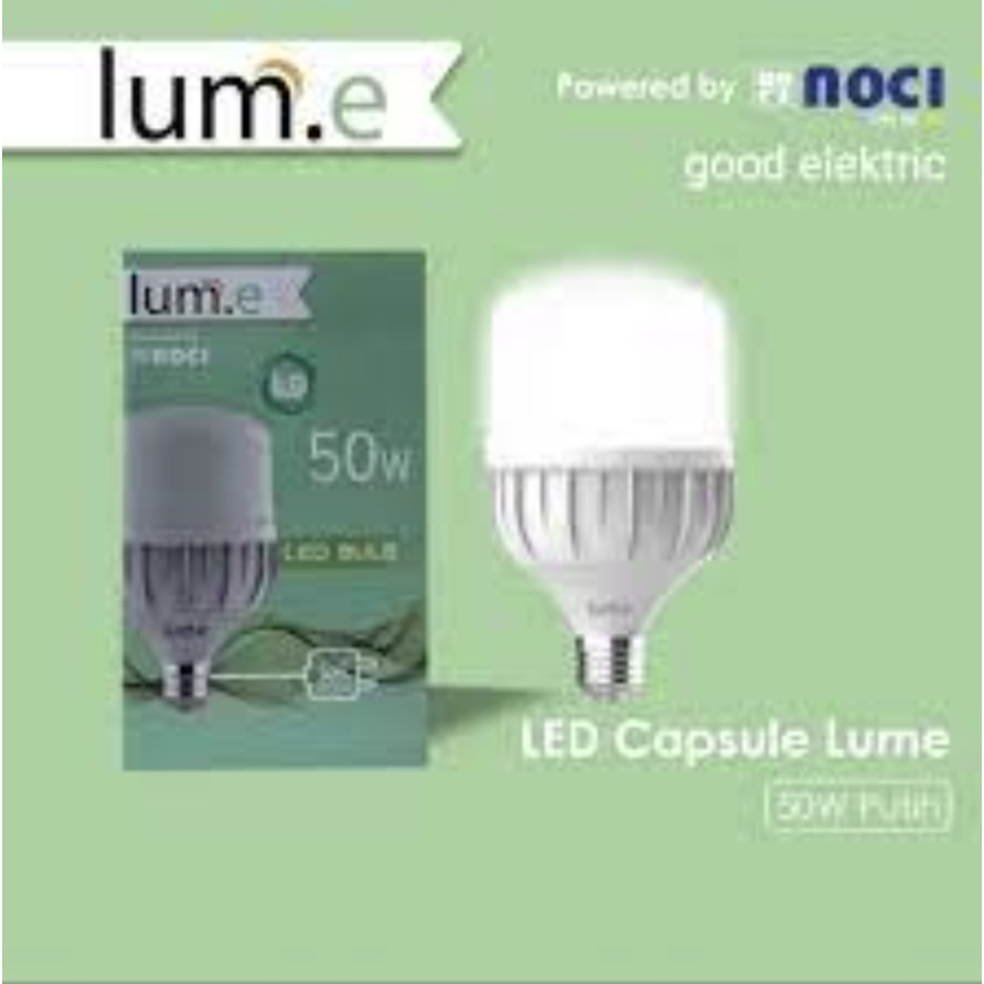 Jual NOCI/LUM.E Led bulb/ bola lampu putih ( 20, 30, 40, 50 watt ...