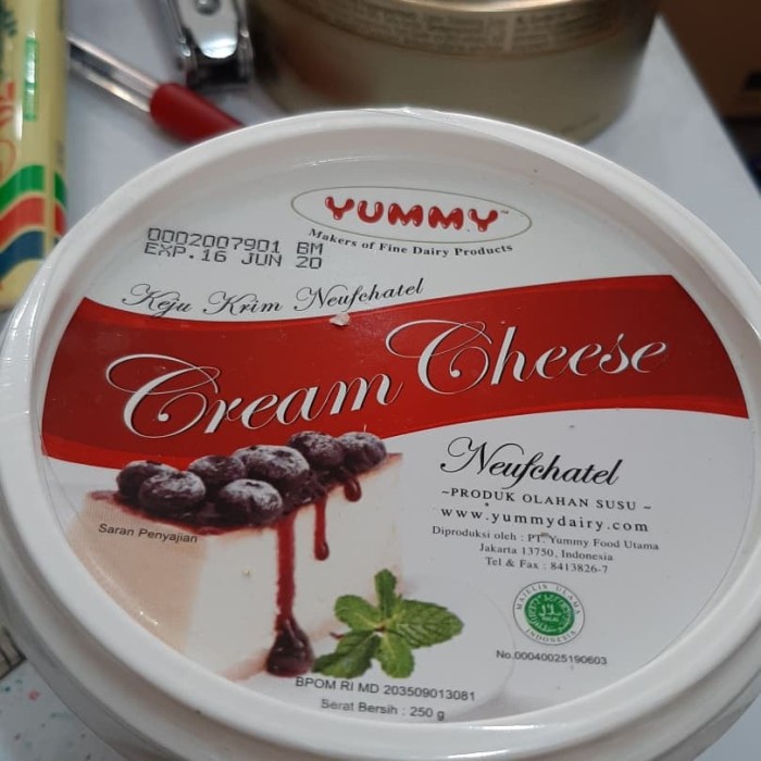 Jual Krim Yummy Cream Cheese Neufchatel 250Gr Krim. Shopee Indonesia