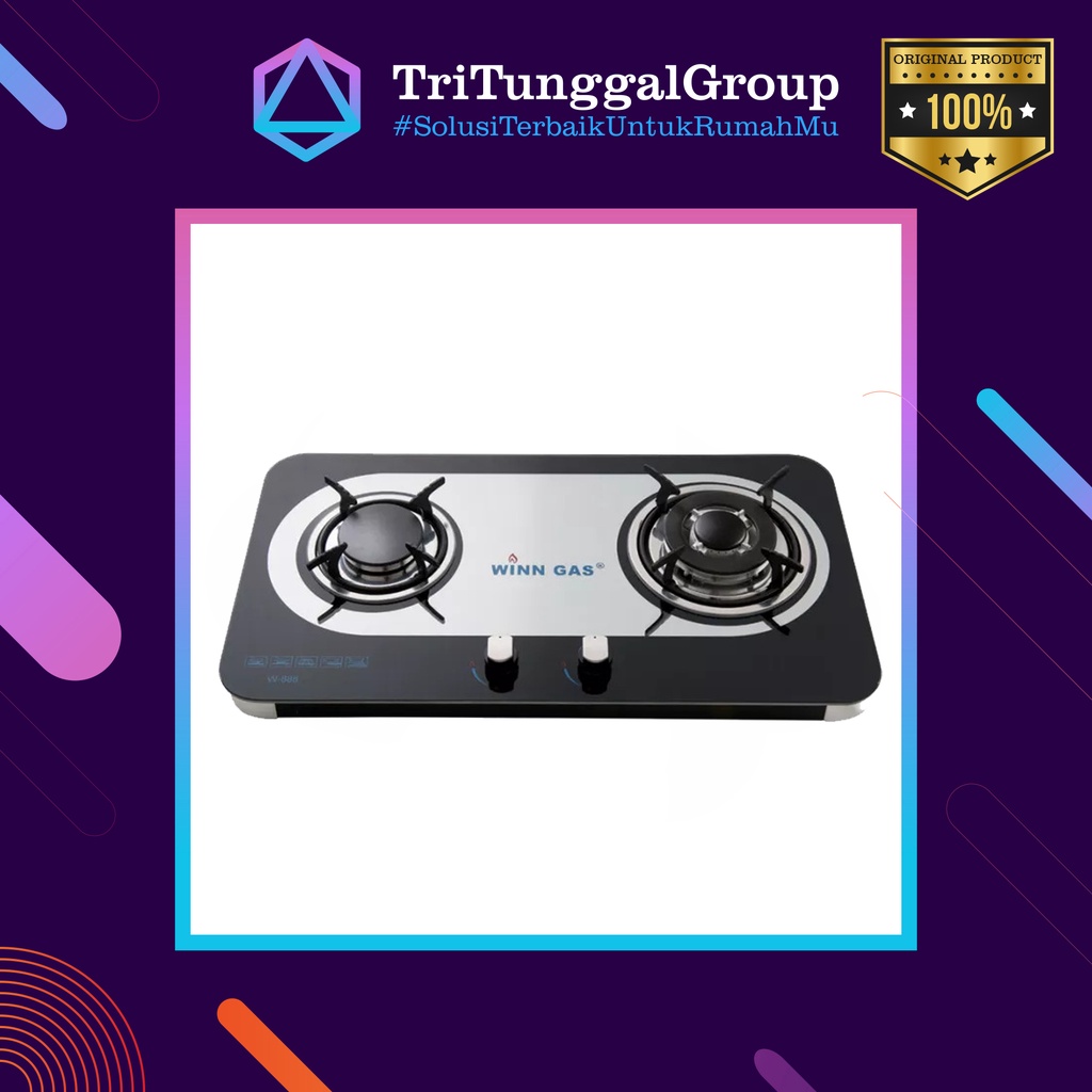 Jual (BAYAR DI TEMPAT) KOMPOR GAS TANAM WINN GAS W888 / W-888 (2 TUNGKU ...