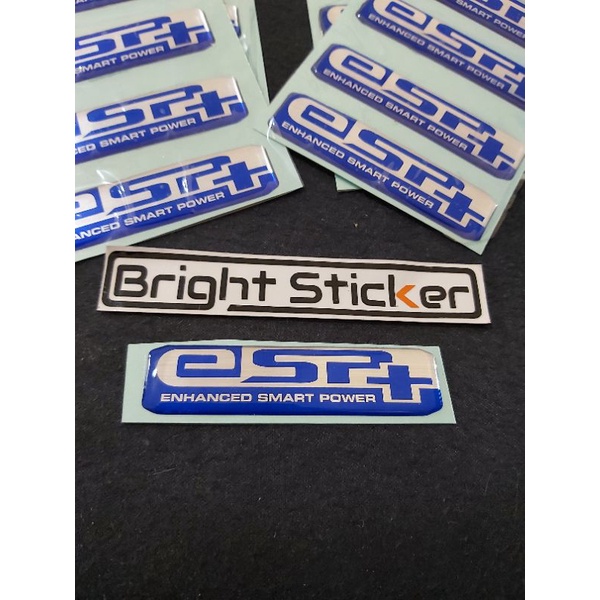 Jual STICKER EMBLEM ESP+ TIMBUL 3D | Sho…