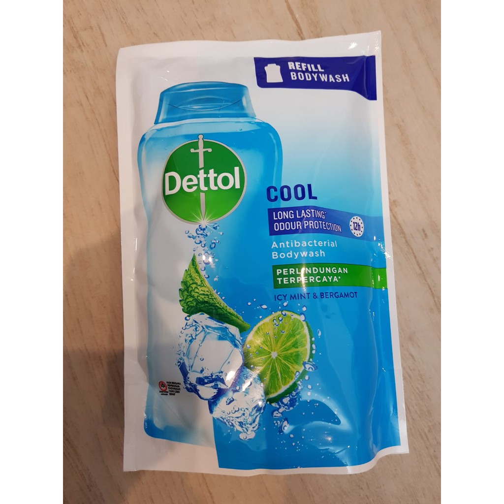 Jual DETTOL BODY WASH / SABUN MANDI (COOL) REFILL 410 ML / 410 G (BIRU ...