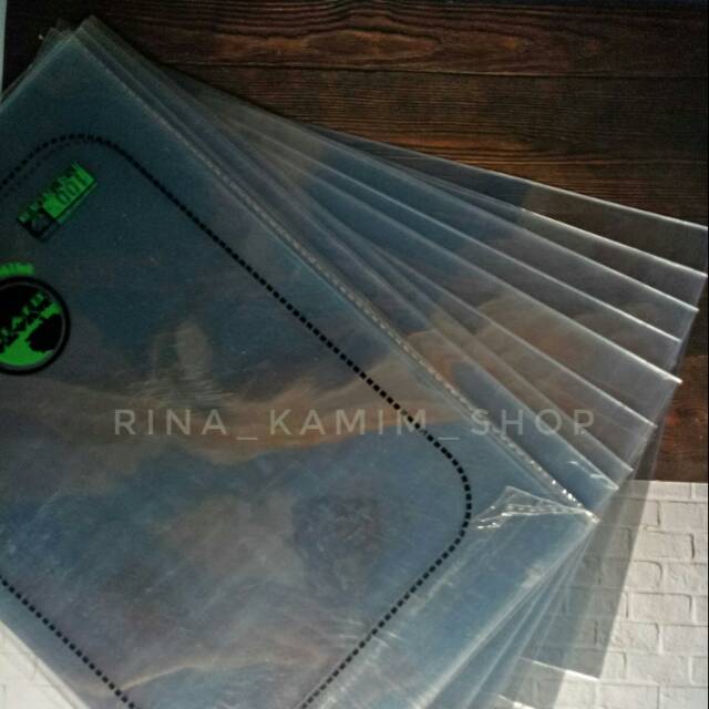 Jual Sampul mika F4 folio/ sampul lembaran mika jilid untuk tugas