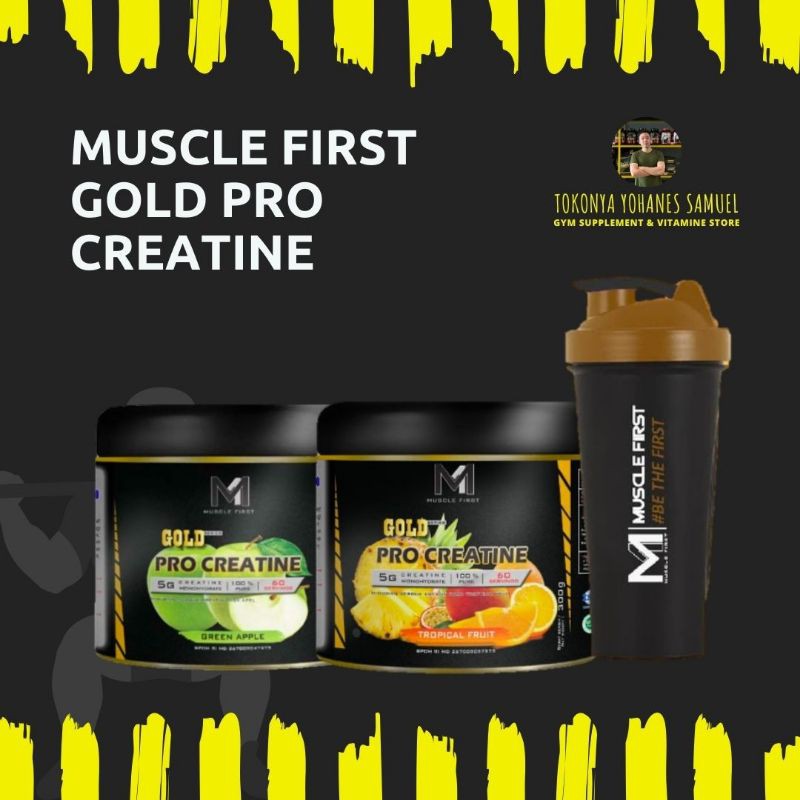 Jual Musclefirst M1 Gold Pro Creatine 60 Serving 300 Gram | Shopee ...