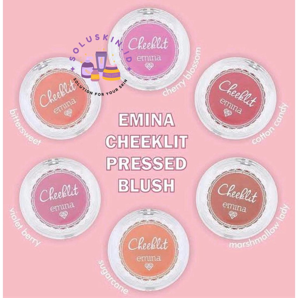 Jual [READY] EMINA CHEEKLIT PRESSED BLUSH BLUSH ON EMINA BLUSH ON