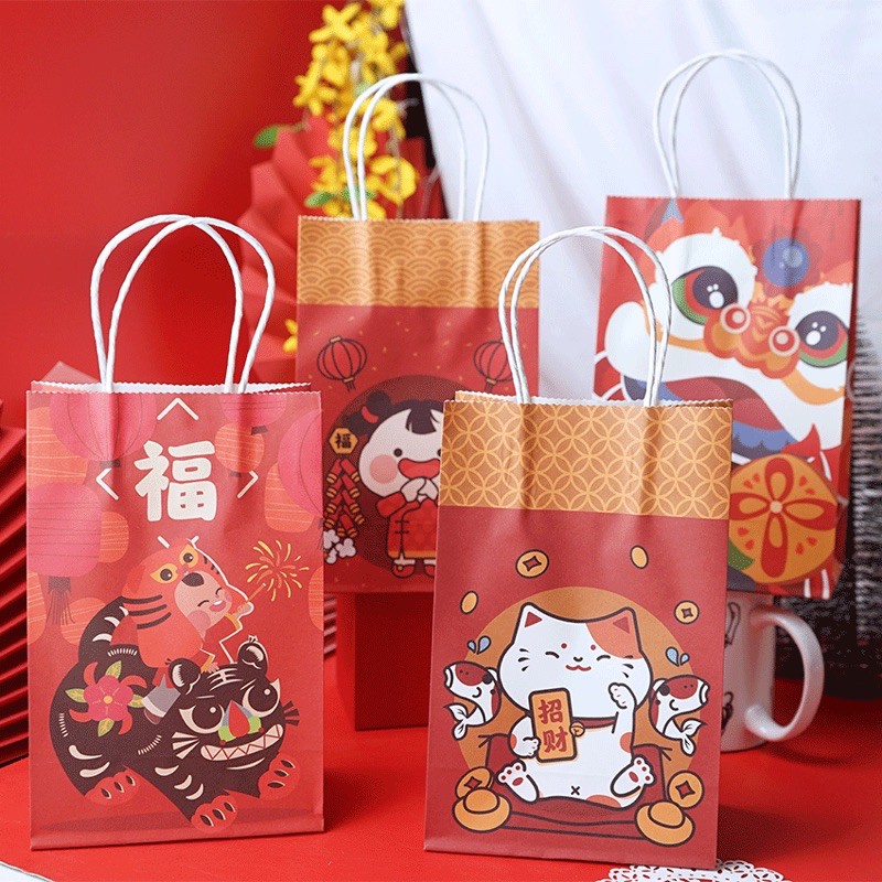 Jual Paper Bag Imlek Lucu Hoki Tas Kertas Imlek Chinese New Year Shopee Indonesia