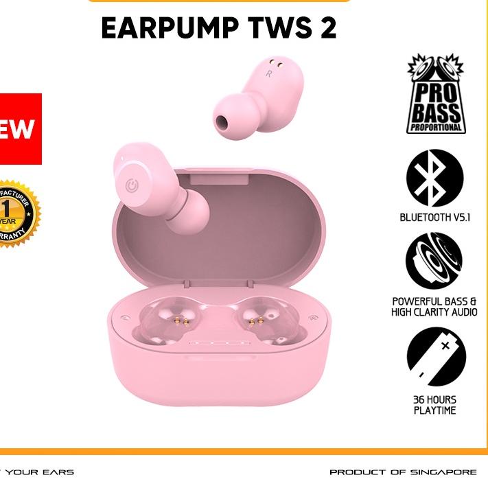 Jual Earphone Bluetooth Sonicgear Earpump TWS 2 Earbuds Wireless