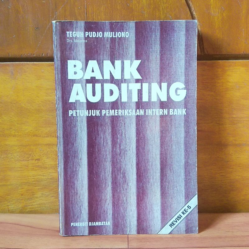 Jual Original Buku Bank Auditing Petunjuk Pemeriksaan Intern Bank Shopee Indonesia