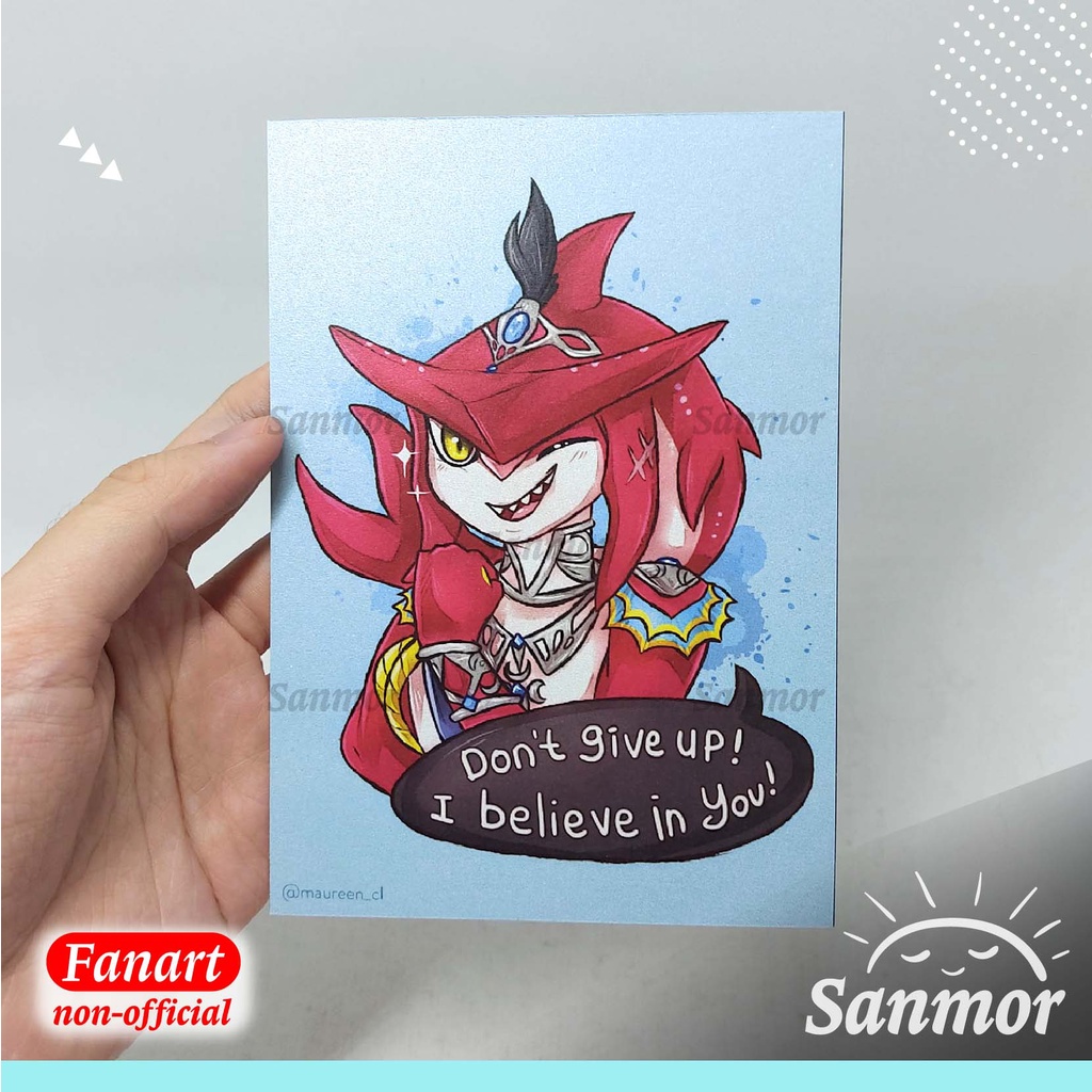 Jual Art Print A6 Ilustrasi Fanart - Prince Sidon The Legend of Zelda ...