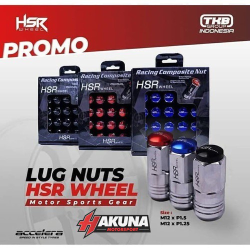Jual MUR / Baut Roda Variasi HSR WHEEL Redy Stock Untuk Semua Jenis ...