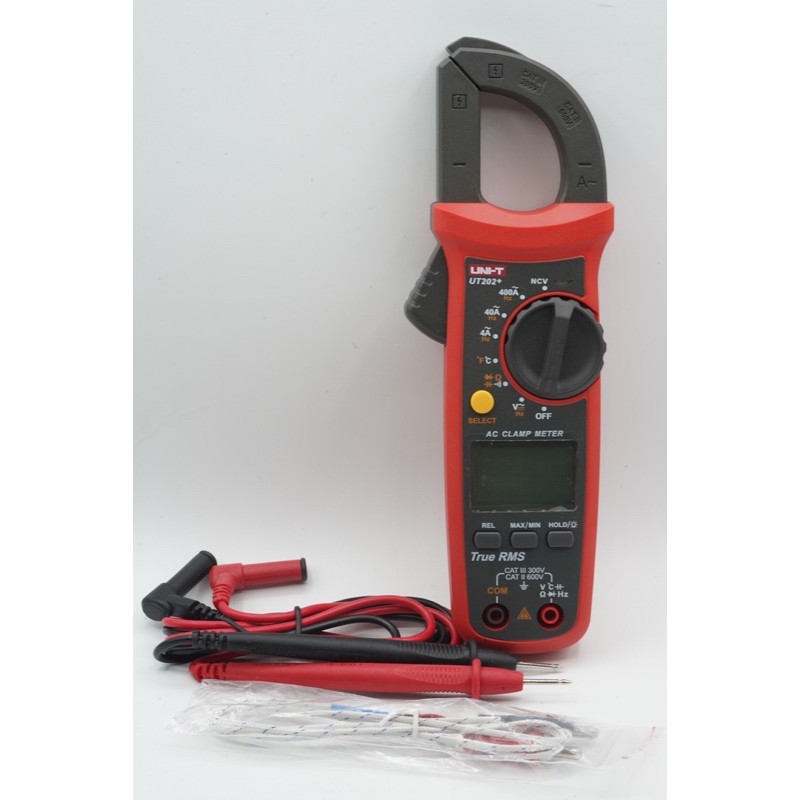 Jual Uni-T UT202+ UT 202 Plus Clamp Meter Multimeter Digital Clamp Tang ...