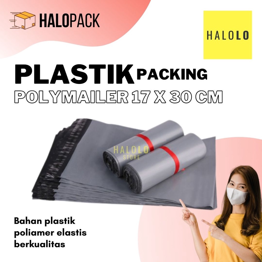 Jual Kantong Plastik Polymailer Amplop Packing Online Poly Mailer 17x30 Cm Shopee Indonesia 7367