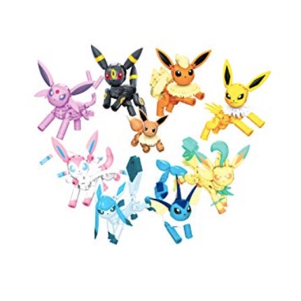 Jual Mega Construx Pokemon Every Eevee Evolution! Figure Pack | Shopee ...