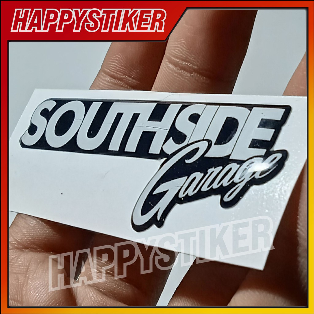 Jual Sticker SouthSide Garage Emblem Resin Timbul | Shopee Indonesia