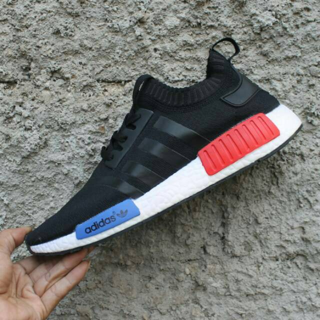 ADIDAS NMD R1 PK OG BLACK RED BLUE SIZE 35 37 s