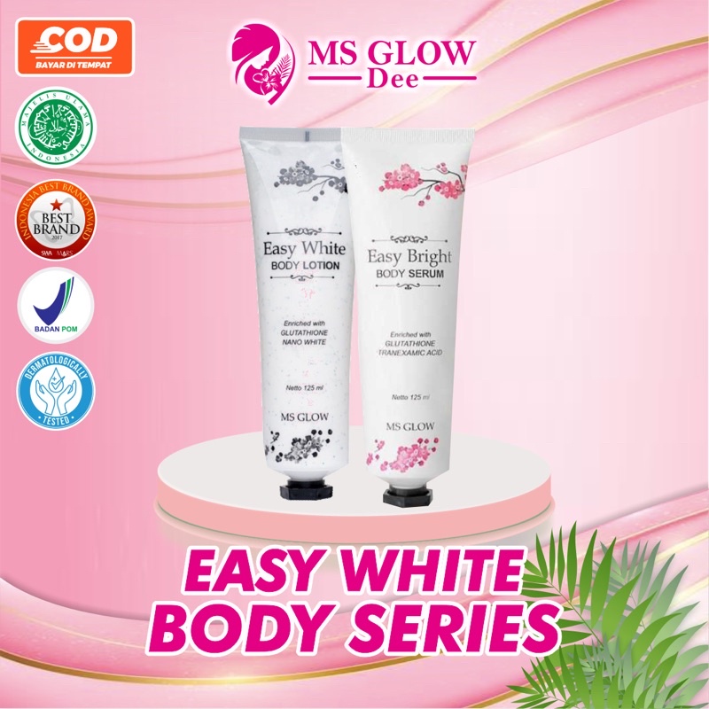 Jual HANDBODY PENCERAH KULIT AMPUH MENCERAHKAN BY MS GLOW (TANPA GIFT