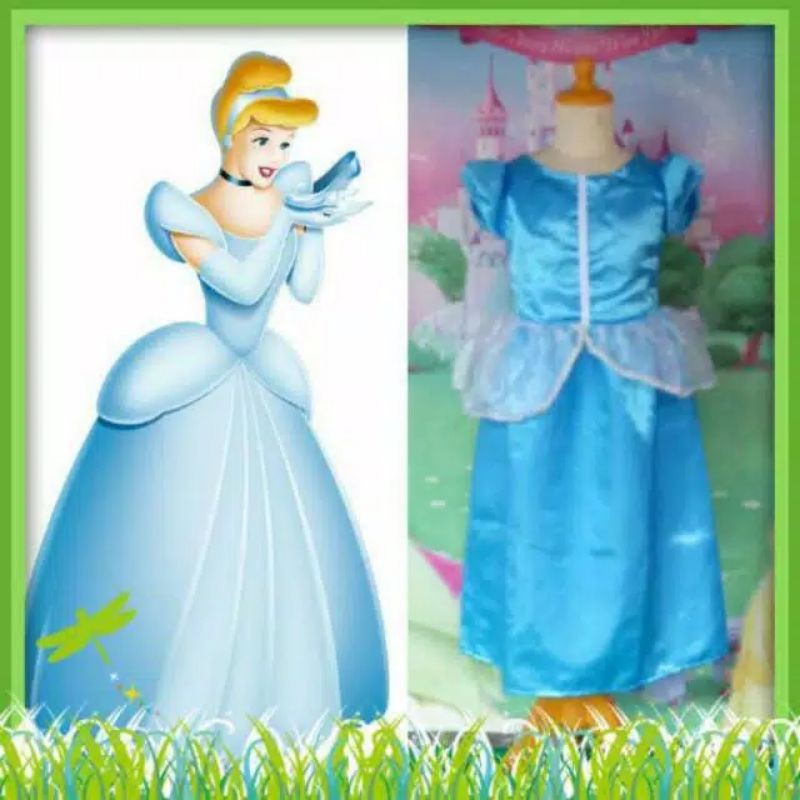 Jual Princess Cinderella Standar Baju Kostum Princess Cinderella 