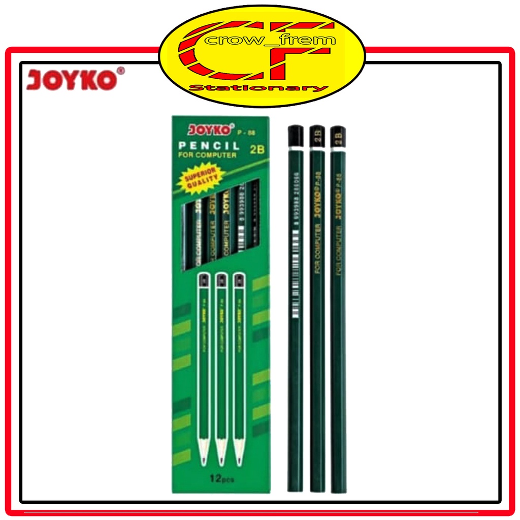 Jual Pencil Pensil Joyko P 88 2b 1 Box 12 Pcs Shopee Indonesia