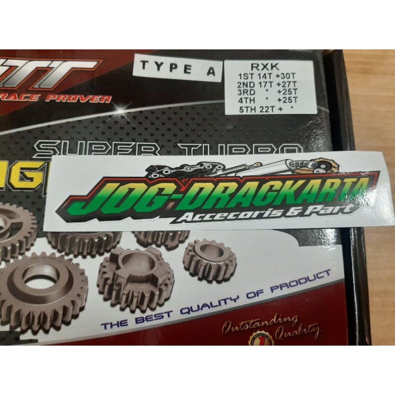 Jual GEAR GIR BOX RASIO YAMAHA RX KING RX K RX S QTT RACING TYPE A 14/ ...