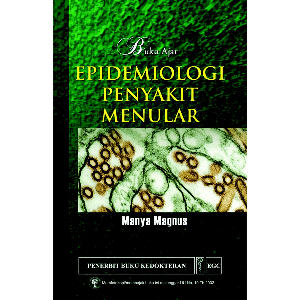 Jual Buku Ajar Epidemiologi Penyakit Menular /PENERBIT EGC/ORIGINAL ...