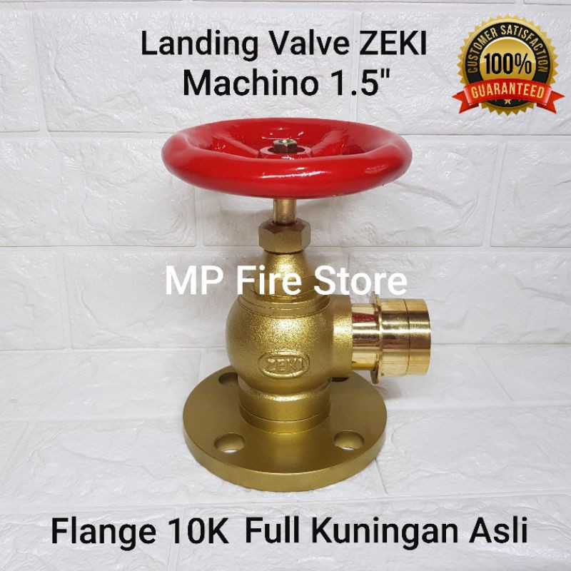 Jual Fire Landing Hydrant Valve Zeki In Machino Flange K Kran Hidran Pemadam Kuningan