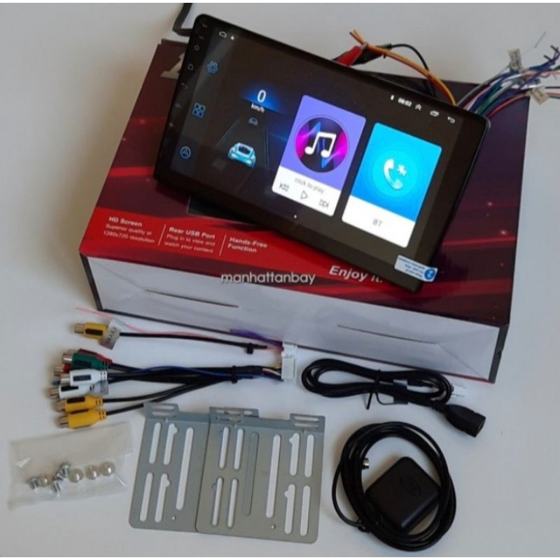 Jual Head unii Android Dhd-7001 layar 9 inch 2+ 32gb new series layar ...