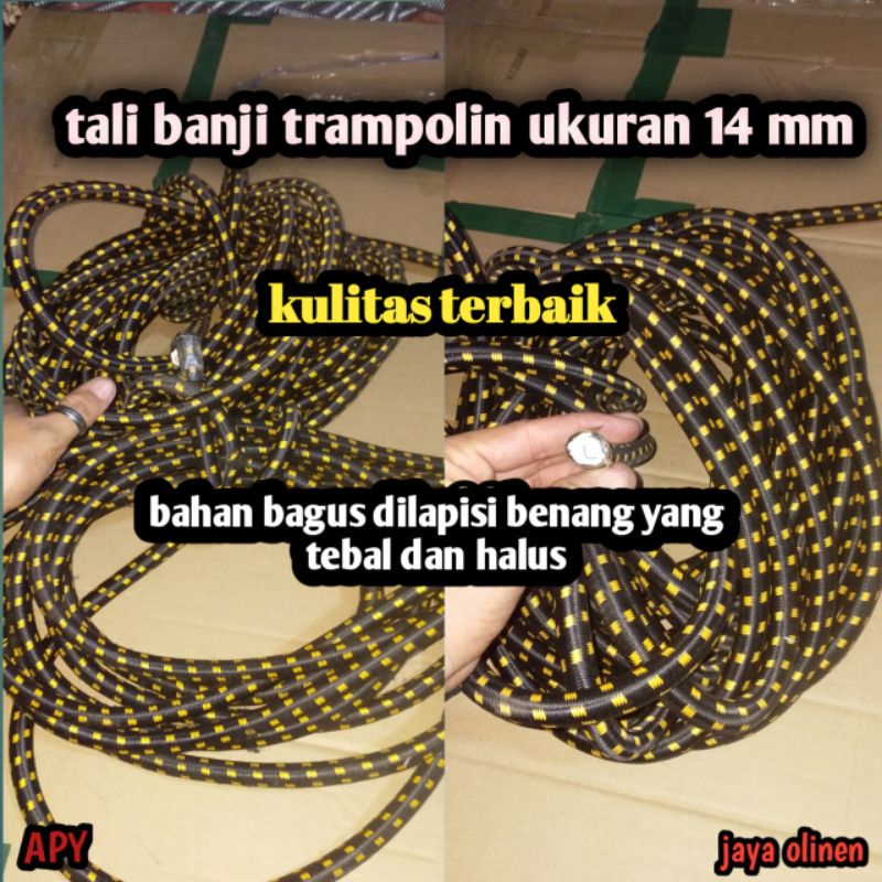 Jual tali banji bungee elastis trampolin 14 mm | Shopee Indonesia