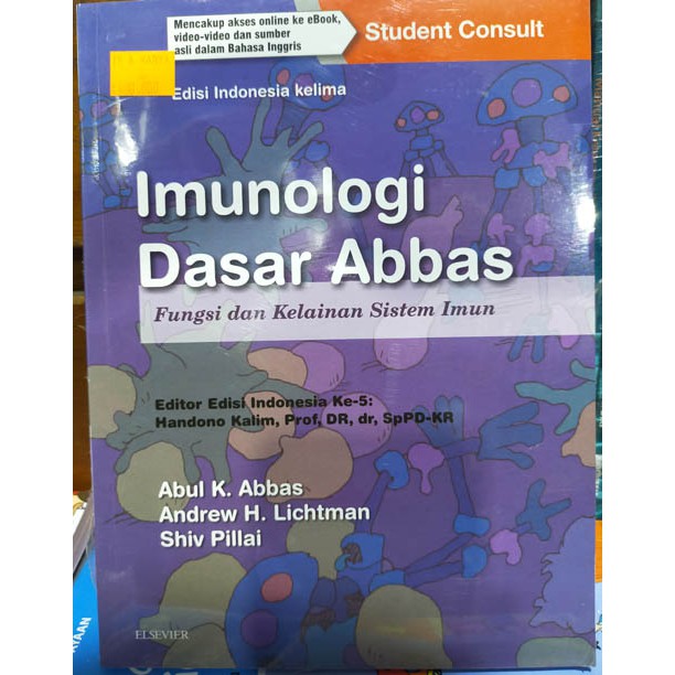 Jual Imunologi Dasar Abbas Fungsi Dan Kelainan Sistem Imun | Shopee ...