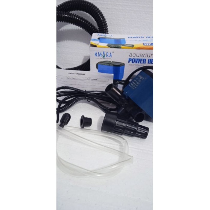 Jual POMPA AIR AQUARIUM RENDAM AMARA POWER HEAD WP 1200 + SELANG FILTER ...
