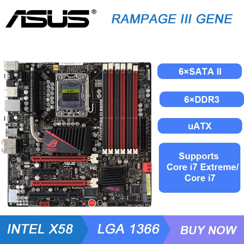 Jual PREORDER ASUS ROG RAMPAGE III GENE Player Country R3G Mining ...