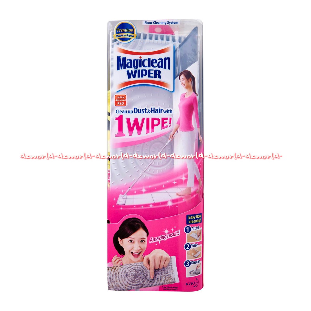 Jual Magiclean Wiper Clean Up Dust Hair Alat Pel Pakai Tissue Pelan Mop Magic Clean Magicclean