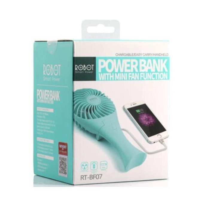 Jual IREADY STOCKl ROBOT RT-BF07 KIPAS MINI POWERBANK 2000MAH ORIGINAL ...
