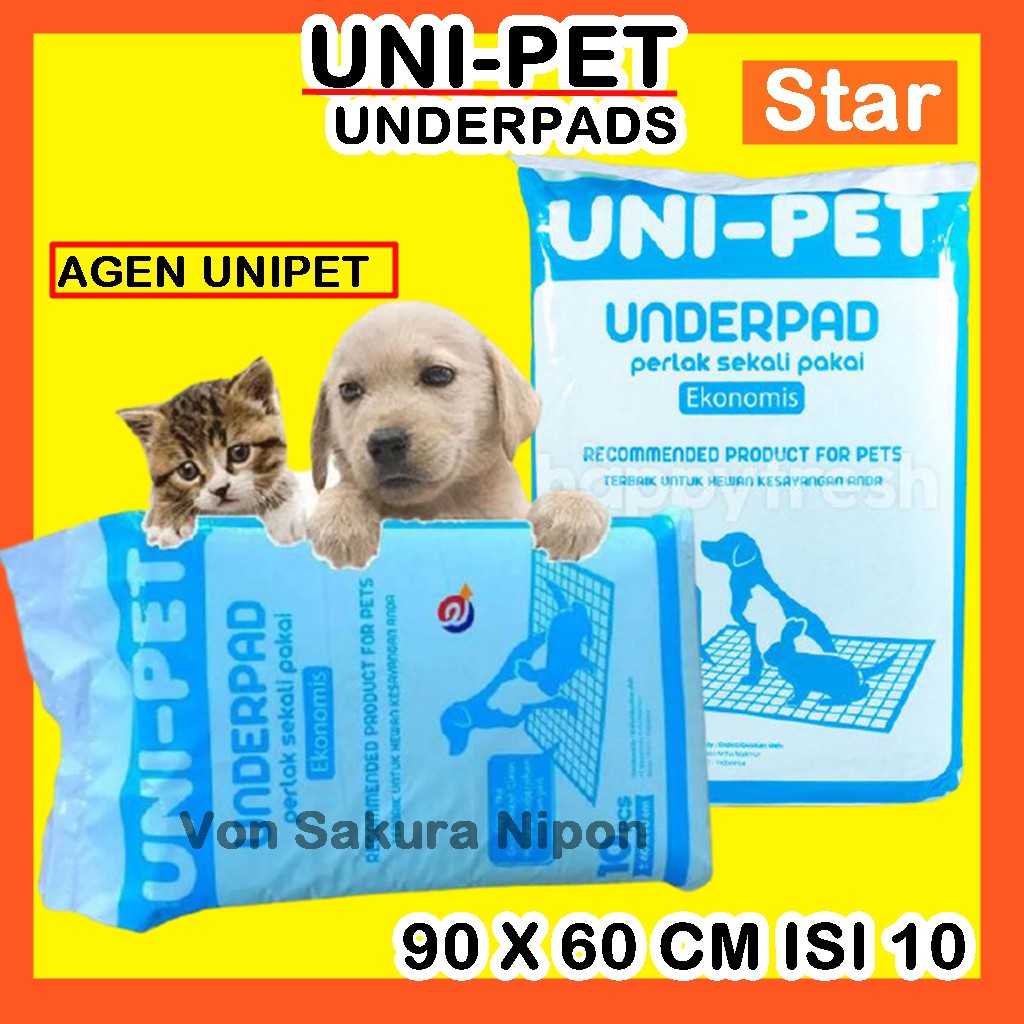 Jual UNDERPAD UNI-PET PERLAK ALAS HEWAN ANJING KUCING KELINCI TOILET ...