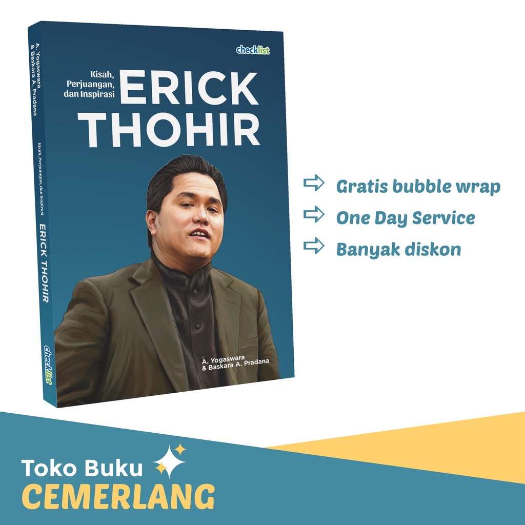 Jual Buku Kisah Perjuangan Dan Inspirasi Erick Thohir | Shopee Indonesia