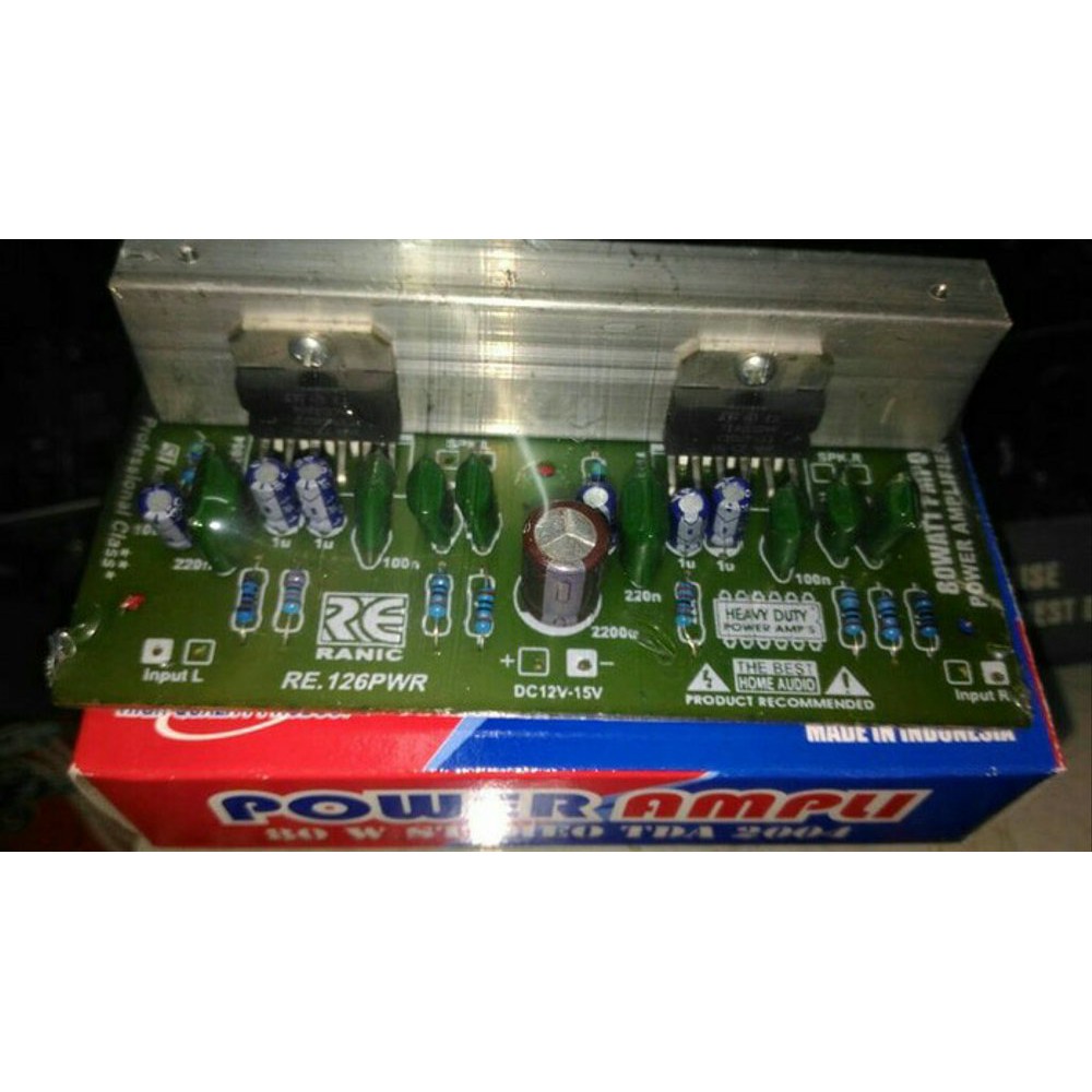 Jual kit power amplifier tda2004 tda2005 stereo btl terakhir Shopee