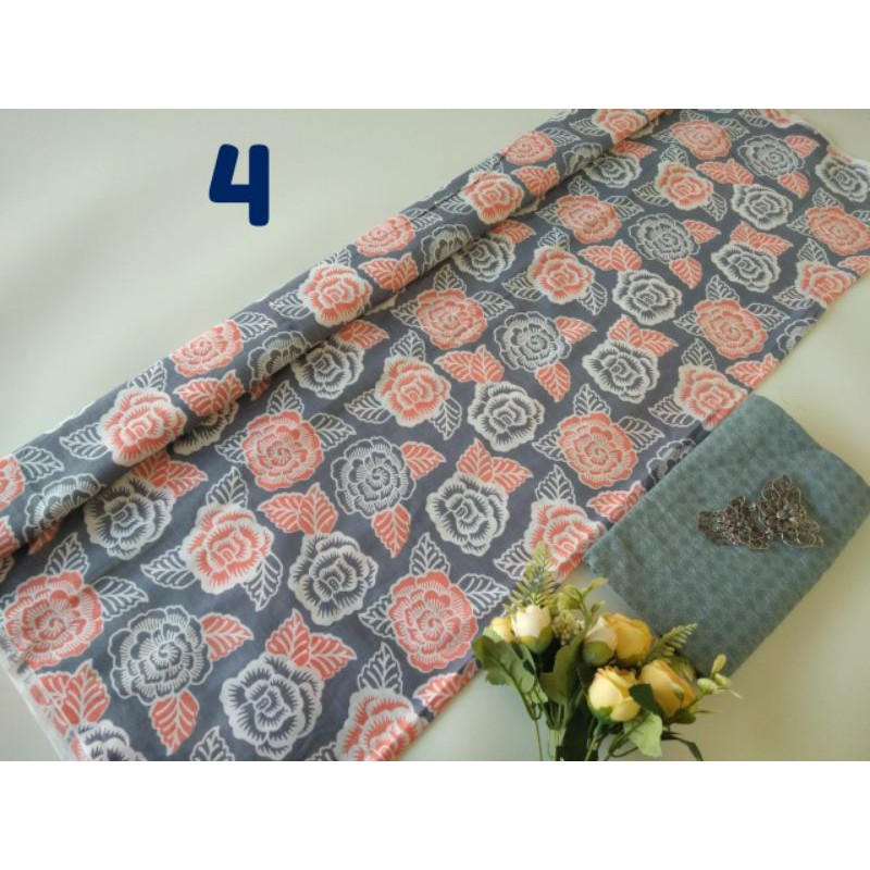 Jual kain batik prima soft pastel batik Pekalongan halus seragam batik ...